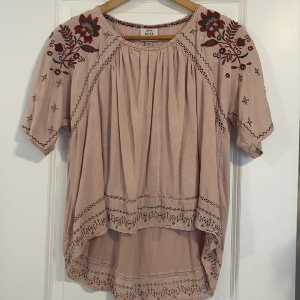 Dusty pink blouse